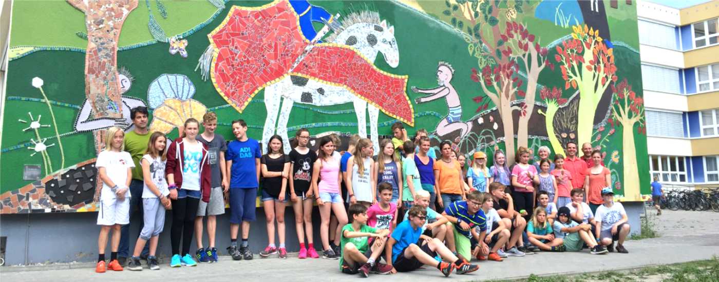 Geförderte Schulprojekte: Kunstprojekt - Ev. Schulbund Nord